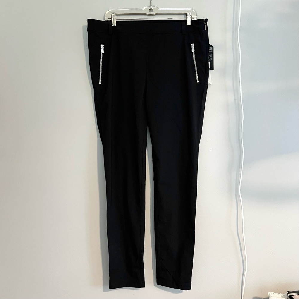 Anatomie Marisa Curvy Black Straight Leg Pants